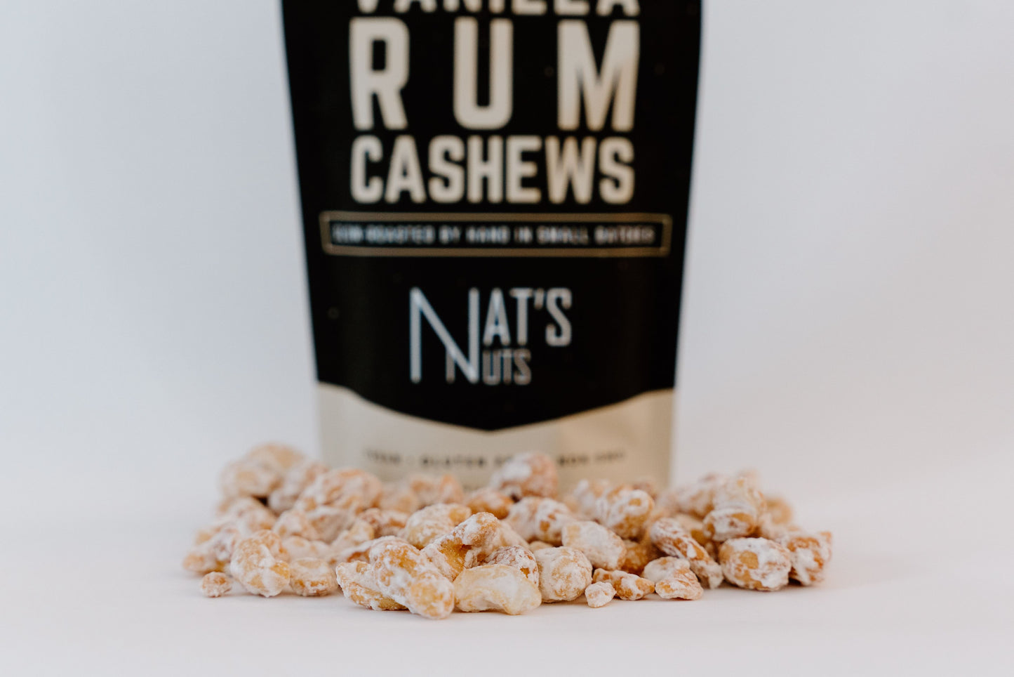 Vanilla Rum Cashews - 12 units/case